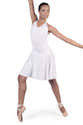 Robe De Danse Lyrique Pour Fille - Crop Top + Jupe Mi-longue - Avec Strass, Pour Ballet, Danse Moderne, Patinage, Scène - 2